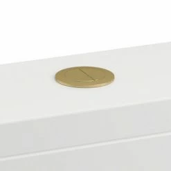 Arezzo Brushed Brass Cistern Flush Button - 38mm Hole