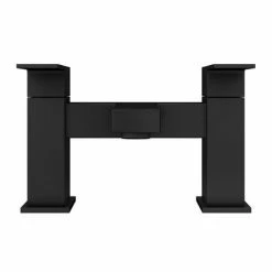 Arezzo Square Matt Black Bath Filler Tap 5 Arezzo Square Matt Black Bath Filler Tap -Arezzo shop CAS10BLK n d2 460