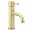 Arezzo Round Brushed Brass Basin Mono Mixer Tap 2 Arezzo Round Brushed Brass Basin Mono Mixer Tap -Arezzo shop CT022 BB nw p