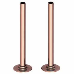 Arezzo 180mm Copper 15mm Pipe Kit For Radiator Valves