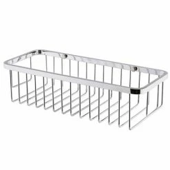 Arezzo Chrome 300mm Wire Shower Basket -Arezzo shop CZCHR29 d1 460