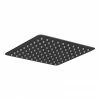 Arezzo Square 200 X 200mm Matt Black Fixed Shower Head