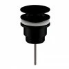 Arezzo Black Universal Push Button Basin Waste 2 Arezzo Black Universal Push Button Basin Waste -Arezzo shop EK410 P