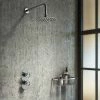 Arezzo Chrome Industrial Style Shower System With Concealed Valve + Head 1 Arezzo Chrome Industrial Style Shower System With Concealed Valve + Head -Arezzo shop IS2CHPK n p