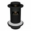 Arezzo Matt Black Small Cap Slotted Click Clack Basin Waste -Arezzo shop MBSCW p