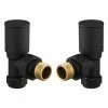 Arezzo Modern Angled Radiator Valves - Matt Black 2 Arezzo Modern Angled Radiator Valves - Matt Black -Arezzo shop MBV1 prod