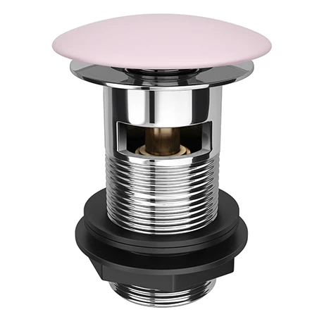 Arezzo Matt Pink Ceramic Slotted Click Clack Basin Waste Arezzo Matt Pink Ceramic Slotted Click Clack Basin Waste -Arezzo shop PNKCW01 n p