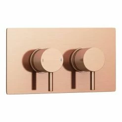 Arezzo Rose Gold Round Shower Package With Concealed Valve + Ceiling Mounted Head 5 Arezzo Rose Gold Round Shower Package With Concealed Valve + Ceiling Mounted Head -Arezzo shop RD2RGPKCM detail3 460