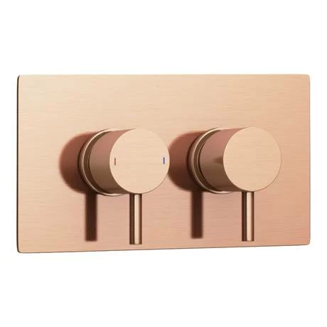 Arezzo Rose Gold Round Shower Package with Concealed Valve + Ceiling Mounted Head Arezzo Rose Gold Round Shower Package With Concealed Valve + Ceiling Mounted Head -Arezzo shop RD2RGPKCM detail3 460