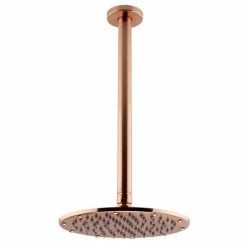 Arezzo Rose Gold Round Shower Package With Concealed Valve + Ceiling Mounted Head 8 Arezzo Rose Gold Round Shower Package With Concealed Valve + Ceiling Mounted Head -Arezzo shop RD2RGPKCM detail5 460