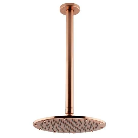 Arezzo Rose Gold Round Shower Package with Concealed Valve + Ceiling Mounted Head Arezzo Rose Gold Round Shower Package With Concealed Valve + Ceiling Mounted Head -Arezzo shop RD2RGPKCM detail5 460