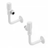 Arezzo Round Angled Radiator Valves Incl. Curved Angled Pipes - White 1 Arezzo Round Angled Radiator Valves Incl. Curved Angled Pipes - White -Arezzo shop RVCRVWHT p