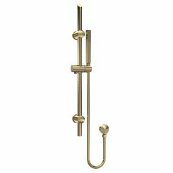 Arezzo Venice Giro Brushed Brass Modern Slider Rail Kit