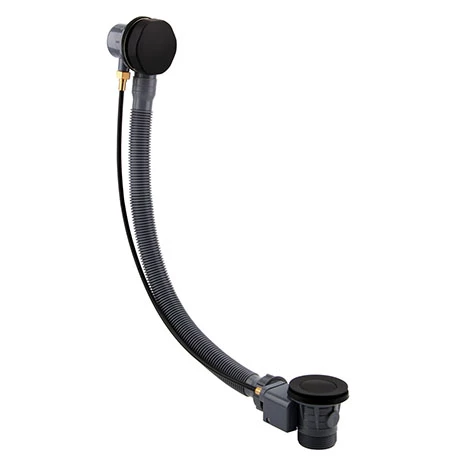 Arezzo Matt Black Bath Pop-up Waste & Overflow Arezzo Matt Black Bath Pop-up Waste & Overflow -Arezzo shop WE212 B p